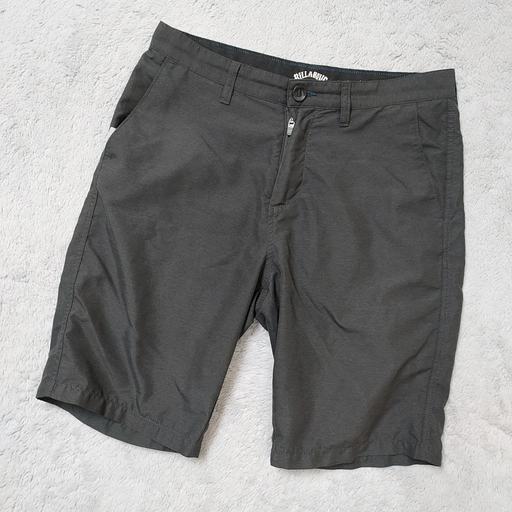 Billabong Shorts Mens 30 Hybrid Submersibles Sandpiper Black Surfer Swim Walk - Picture 1 of 7